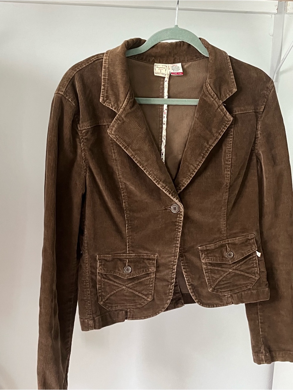 Unionbay Jeans Corduroy Tailored Jacket Size Large